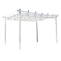 Pergola Avec Toit "Lazio" 345cm Blanc