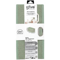 Boîte de Rangement Pliable Premium 15x31cm Noir