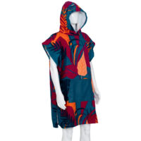 Poncho de Plage en Microfibre "Yucatan" 80x100cm Multicolore
