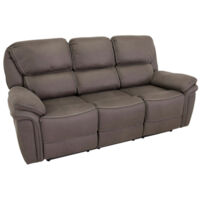 Canapé de Relaxation 3 Places "Saranda" 206cm Gris