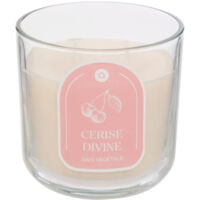 Bougie Parfumée en Verre "Floa" 350g Cerise