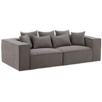 Canapé Droit 3 Places "Gillholmen" 232cm Gris
