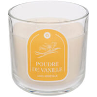 Bougie Parfumée en Verre "Floa" 350g Vanille