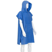 Poncho de Plage en Microfibre "Azul" 80x100cm Bleu
