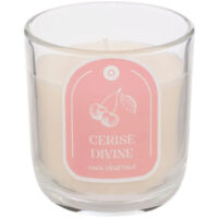 Bougie Parfumée en Verre "Floa" 210g Cerise