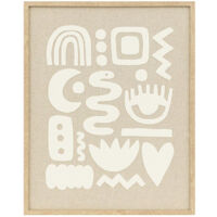 Décoration Murale en Relief "Petra" 50cm Beige