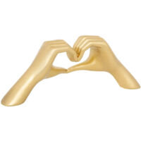Mains Cœur Déco "Amy" 31cm Doré