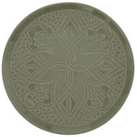 Lot de 6 Assiettes à Dessert Faïence "Sienna" 20cm Vert Olive