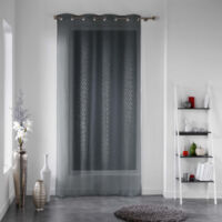Rideau Voilage "Cassie" 140x240cm Anthracite