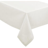 Nappe Rectangulaire "Chambray" 140x240cm Blanc