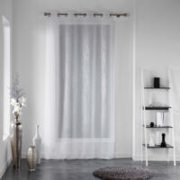 Rideau Voilage "Filiane" 140x240cm Blanc