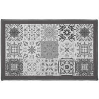 Tapis Déco Rectangle "Persane" 50x80cm Gris