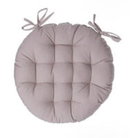 Galette de Chaise Ronde "Leana" 38cm Lin