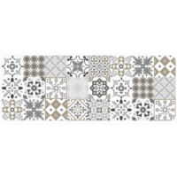Tapis Déco Rectangle "Salou" 45x120cm Naturel