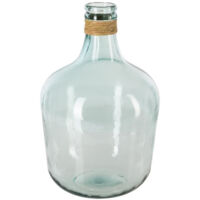 Atmosphera – Vase en verre 'Dame Jeanne' 42cm transparent – Design élégant pour arrangements floraux – Finition claire et moderne – Poids 4,45kg