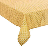 Nappe Antitache à Motifs "Paty" 140x240cm Jaune