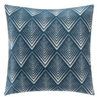 Housse de Coussin "Chen Geo" 40x40cm Bleu