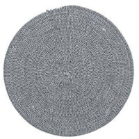 Set de Table Déco "Coton" 38cm Noir