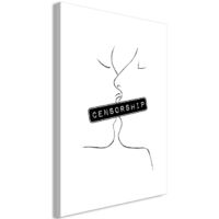 Tableau Imprimé "Censorship" 40 x 60 cm