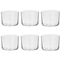 Lot de 6 Gobelets Bas "Bodeg'eau" 24cl Transparent