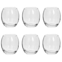 Lot de 6 Gobelets Bas "Cesari'Eau" 40cl Transparent