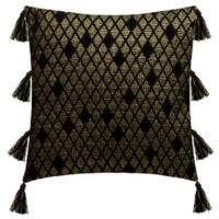 Housse de Coussin "Shine" 40x40cm Noir