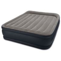 Matelas Gonflable Électrique 2 Places "Fibertech Luxe" Gris