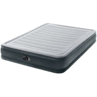 Matelas Gonflable 2 Places Électrique "Fibertech" 33cm Gris