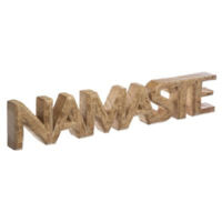 Mot à Poser en Bois "Namaste" 56cm Marron