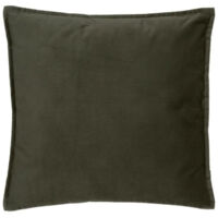 Coussin Déhoussable "Lilou" 55x55cm Vert Kaki