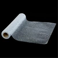 Paris Prix - Chemin De Table Paillettes colorama 28x500cm Argent