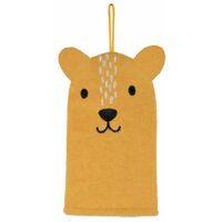 Paris Prix - Gant De Toilette Bébé sweet Savane 21cm Jaune