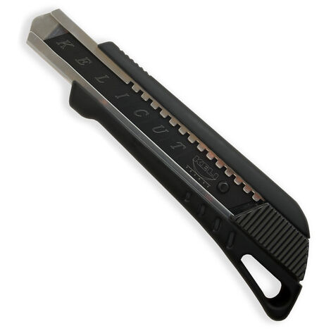 KELI - Cutter 25mm Gomme Noir + LAMES BLACK BLADE SK2 - Durée de vie 3 fois supérieure