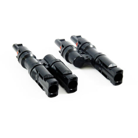 1 - 6 fach Solarstecker kompatibel mit MC4 Solarkabel Y-Verteiler für Solaranlage Y 2 fach Stecker