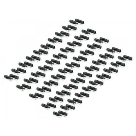 1 bis 50 Paar Solar Stecker für Solarkabel 4-6 mm² PV Stecker kompatibel mit MC4 50 Paar