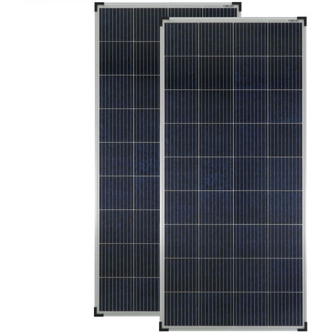 2 Stück 130Watt Solarmodule Monokristallin 12V 130W Solarpanel 19