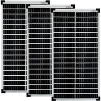 3x50 Watt Mono Solarmodule 10 Busbars 210mm Zellformat Solarpanele