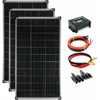 Solar Set 20A Laderegler Stecker Kabel für 2 Solarmodul Photovoltaik ,  70,00 €