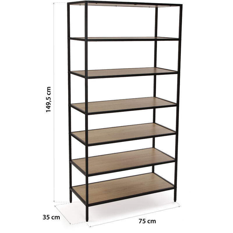 Il numero 1 del risparmio-SCAFFALE INDUSTRIAL IN METALLO A 58 X 34