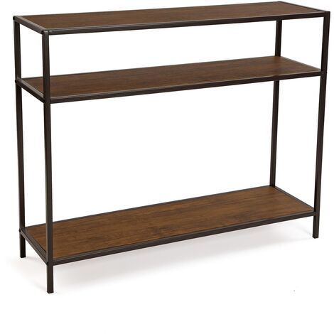 Consolle Ingresso Indra - Legno Bianco, 80x95x25 Cm, 3 Cassetti Con Specchio - Foto 14