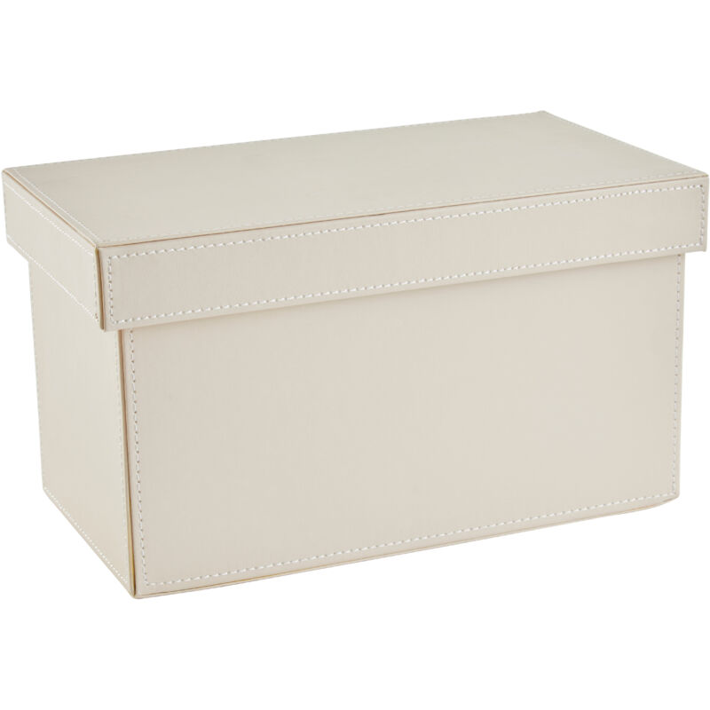 Wooden Toy Box for Lego Storage by Tidy Books Ivory Lid and Dividers  Included 40 X 34 X 24 Cm 