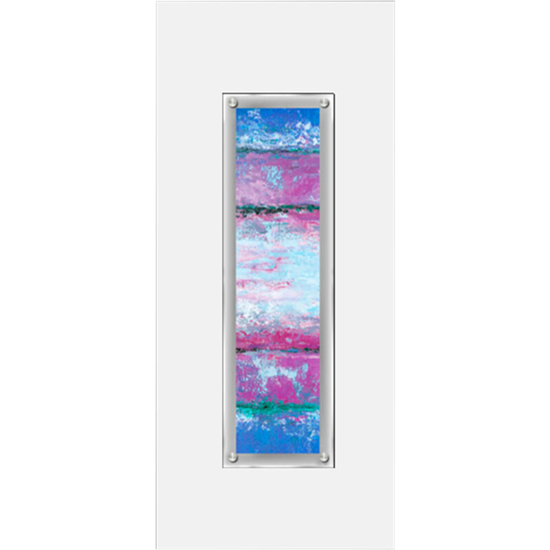 Premier Housewares Abstract Blue 1 Framed Wall Art