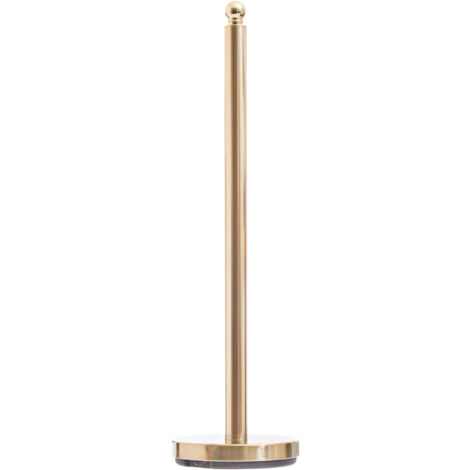 Interiors by Premier Stable Gold Finish Toilet Roll Holder, Elegant Design Toilet Holder, Roll Holder With Gold Finish Base (1/3)