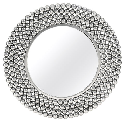Premier Housewares Templar Pewter Finish Wall Mirror (1/2)