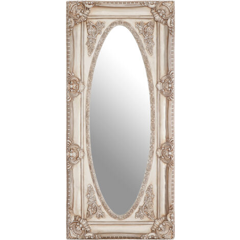 Premier Housewares Marseille Champagne Oval Border Wall Mirror