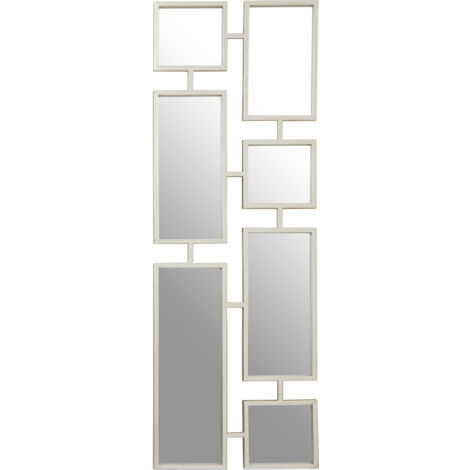 Premier Housewares Beauly Silver Finish Iron Frame Mirror (1/5)