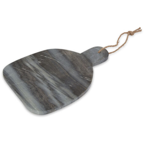 Premier Housewares Rounded Grey Marble Chopping And Serving Board
