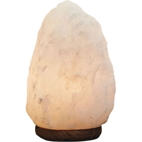 Interiors by Premier White Natural Salt Lamp, Reduce Stress, Decor Salt Lamp, Hassle-free Care Natural Lamp (1/5)