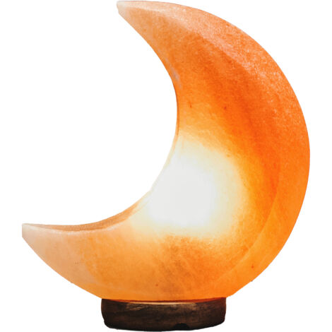 Interiors by Premier Crescent Moon Pink Natural Salt Lamp,Reduce Stress Moon Salt Lamp,Hassle-free Care Moon Salt Lamp (1/5)