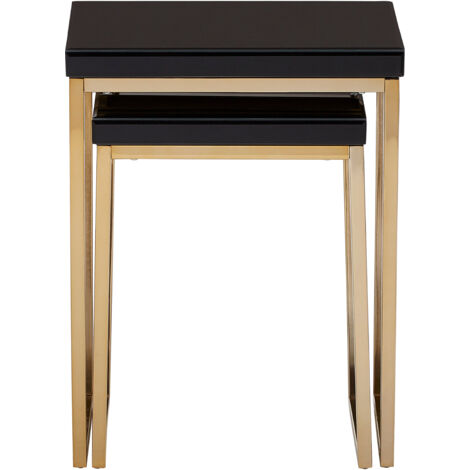 Interiors by Premier Functional And Space Saving Set Of 2 Nesting Tables, Versatile Couch Side Tables, Elegant Nesting Tables (1/5)